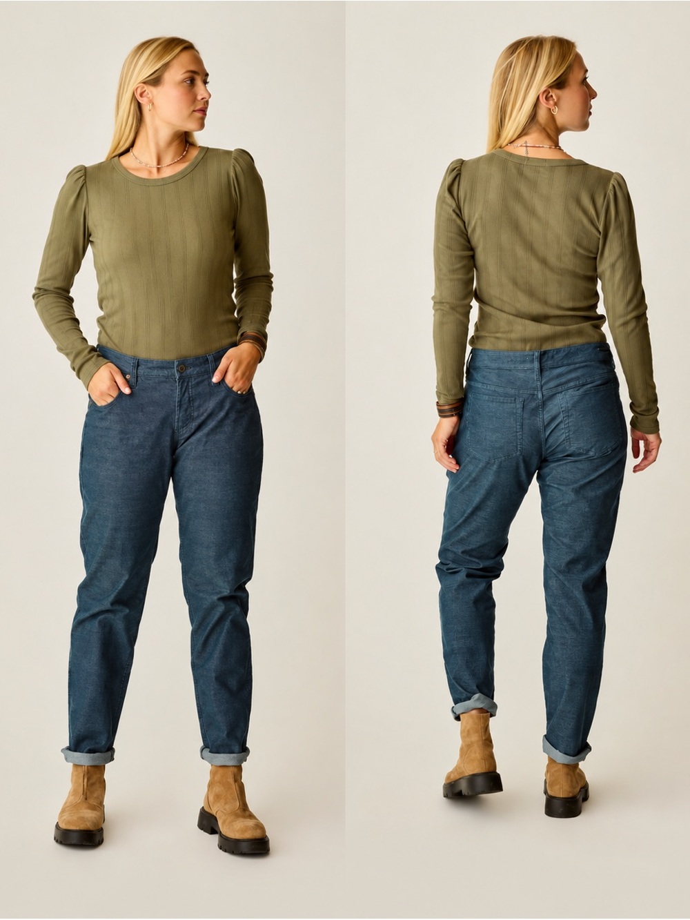 Carve Designs Women’s Carson Cord Pant Raw Hem High Rise Size 4